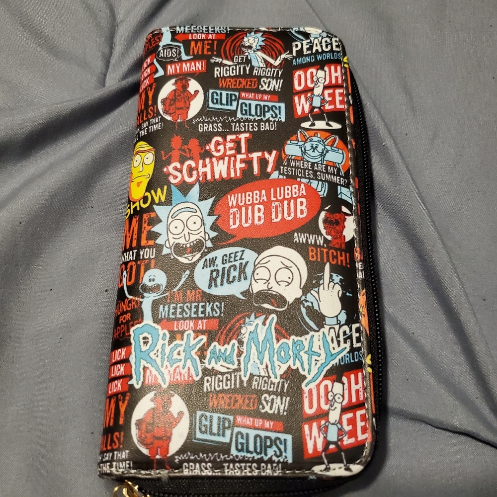 Ricky and Morty wallet